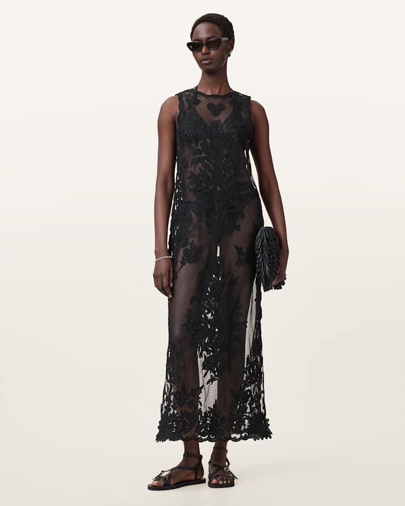 Rye Embroidered Maxi Dress