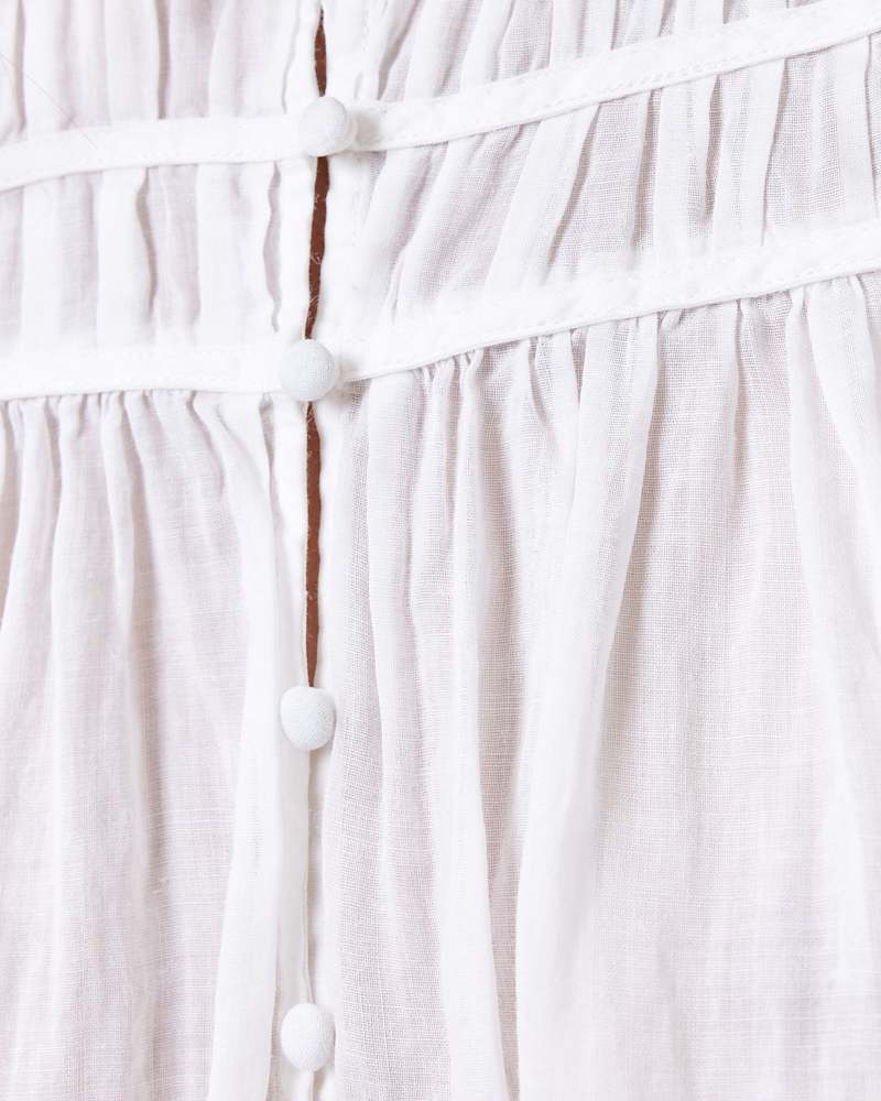 Etti White Linen Shirt