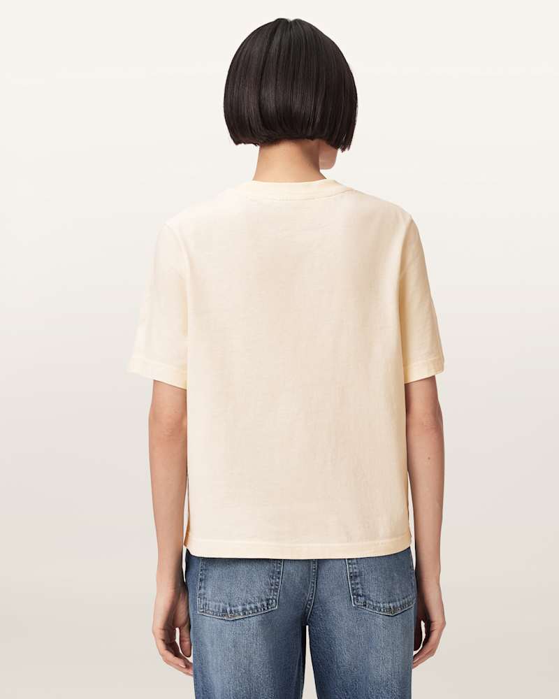 Lisa Embossed Crew Neck T-Shirt
