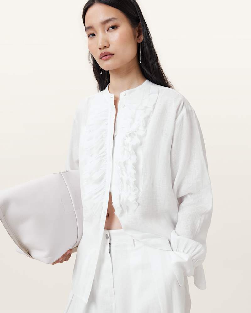 Cassia Long Sleeve Linen Shirt