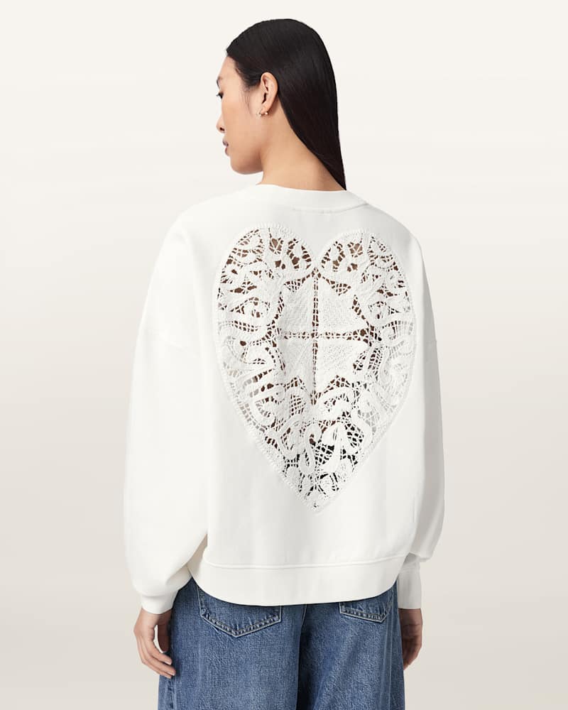Esme Lila Oversized Long Sleeve Sweatshirt