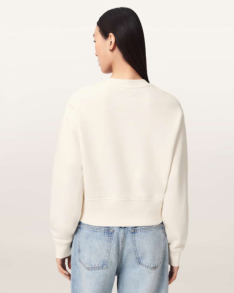 Stacks Separo Embellished Cropped Sweatshirt