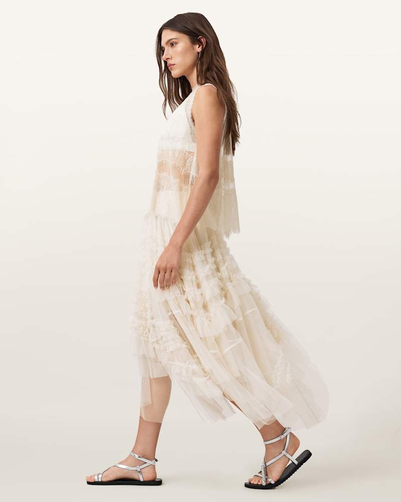 Clara Lace Trim Sleeveless Top