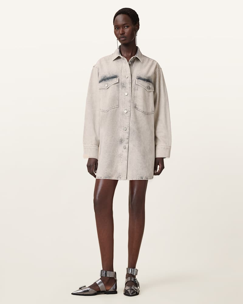 Faye Sparkle Denim Mini Dress