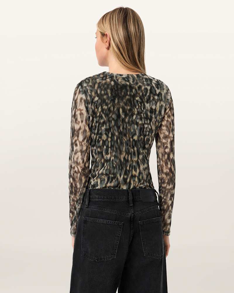 Ellie Mesh Long Sleeve T-Shirt