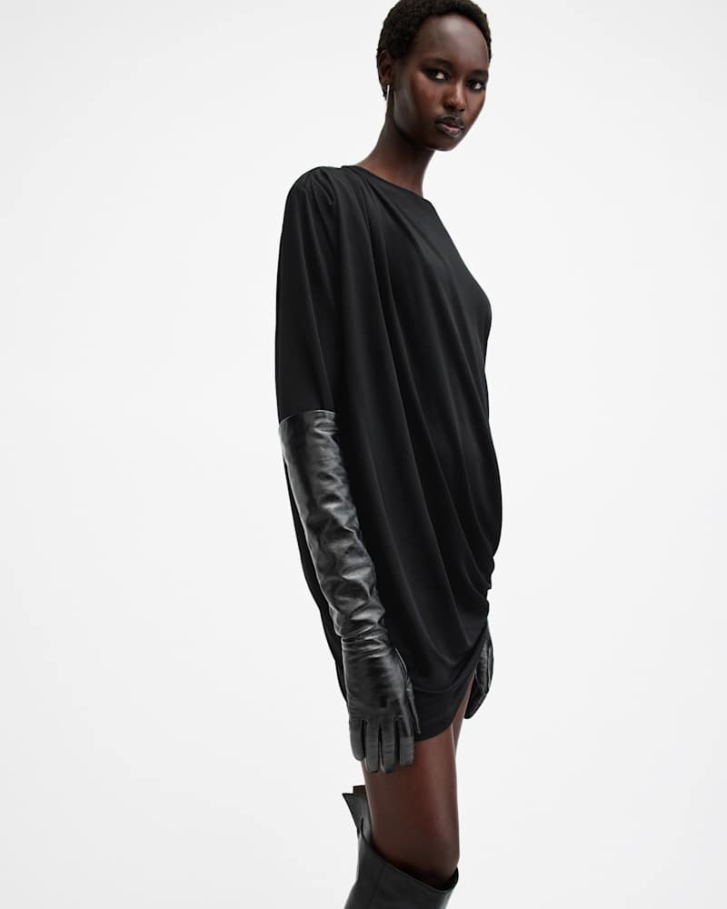Devin Draped Mini Dress