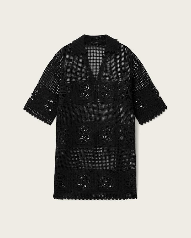 Kyra Open Knit Mini Dress