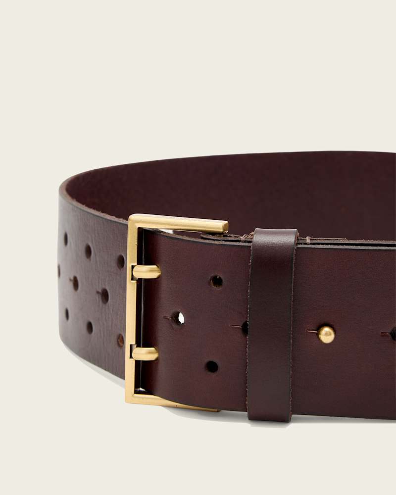 Lou Wide Leather Belt