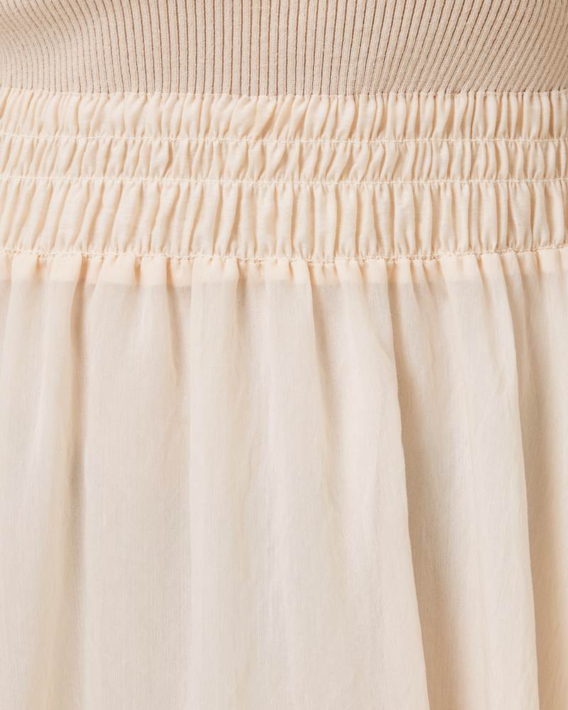 Zenia Sleeveless Asymmetric Midi Dress