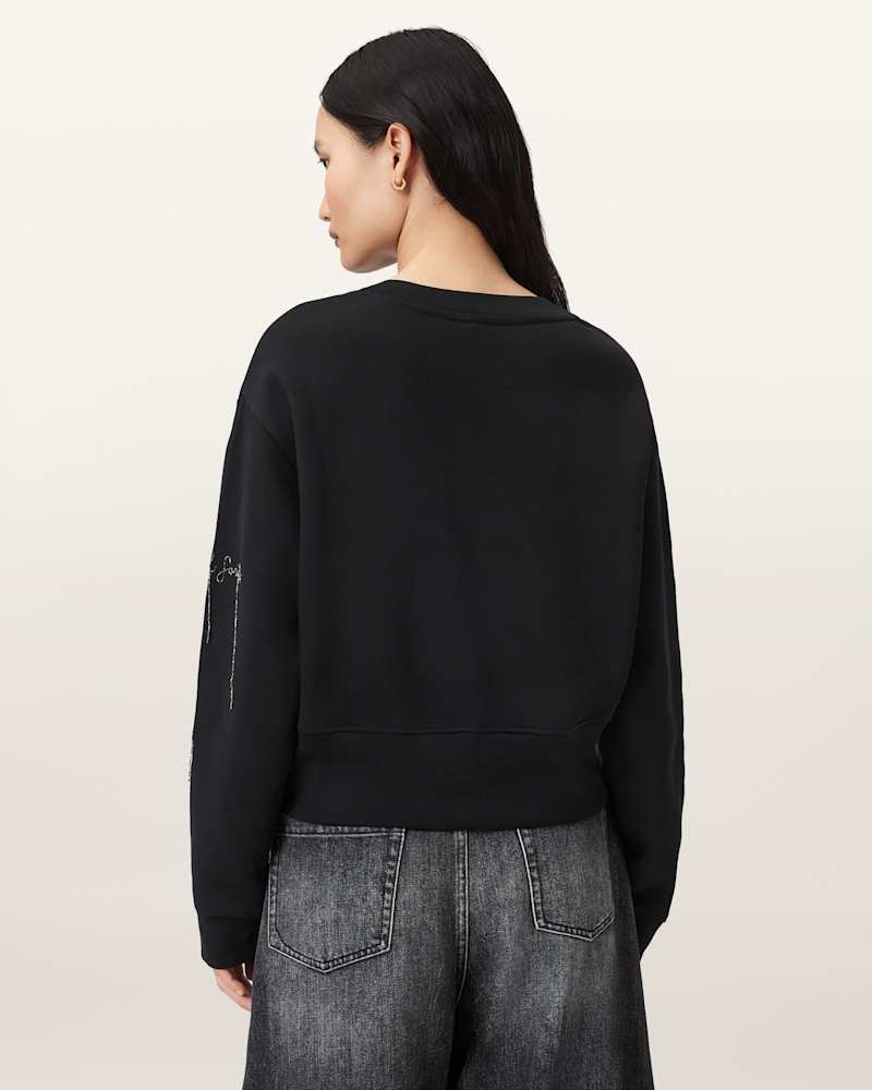 AllSaints Embellished Separo Sweatshirt