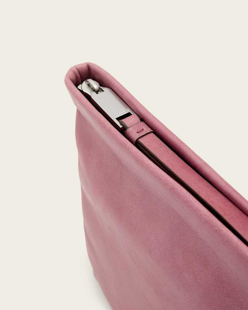 Bettina Leather Clutch Bag