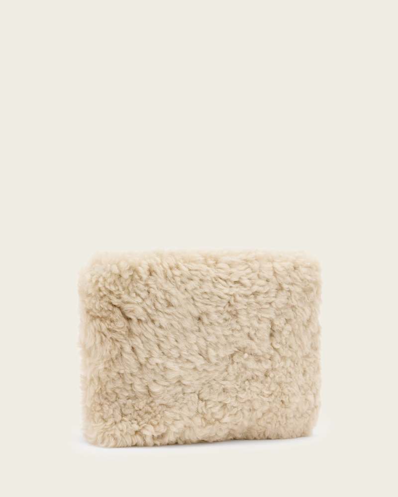 Bettina Shearling Clutch Bag