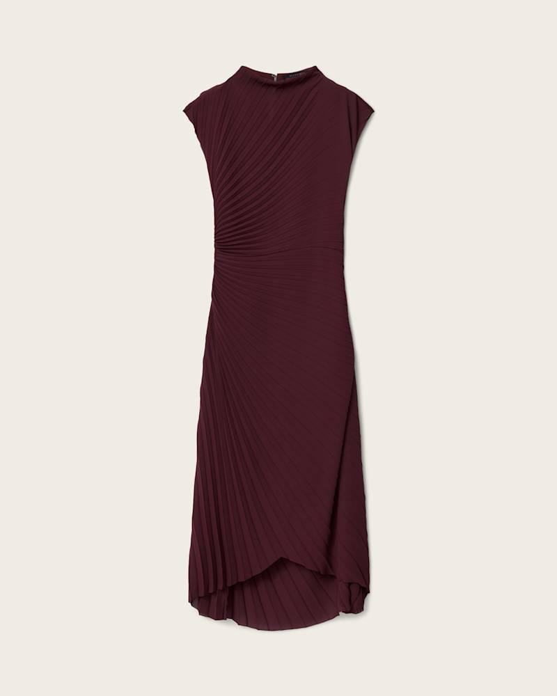Rayanna Pleated Midi Dress