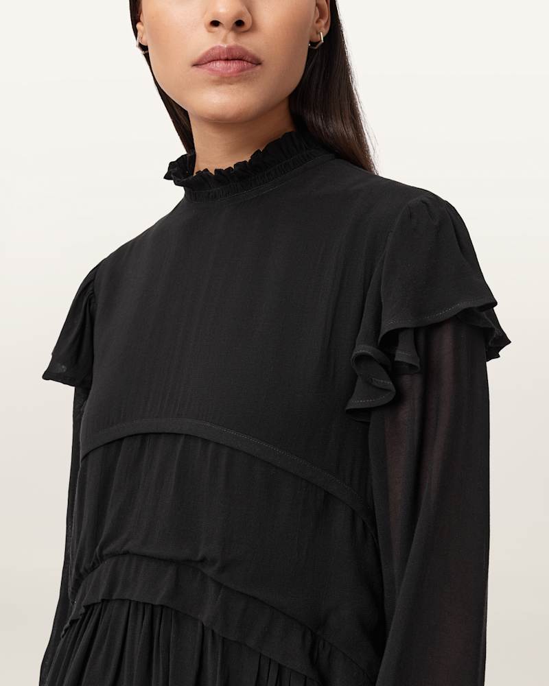 Cavarly Tiered Ruffle Maxi Dress