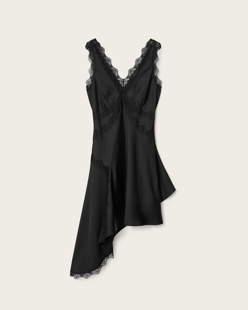 Ilka Asymmetric Lace Mini Dress