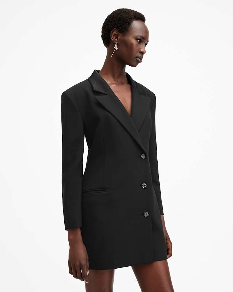 Erykah Slim Fit Mini Blazer Dress