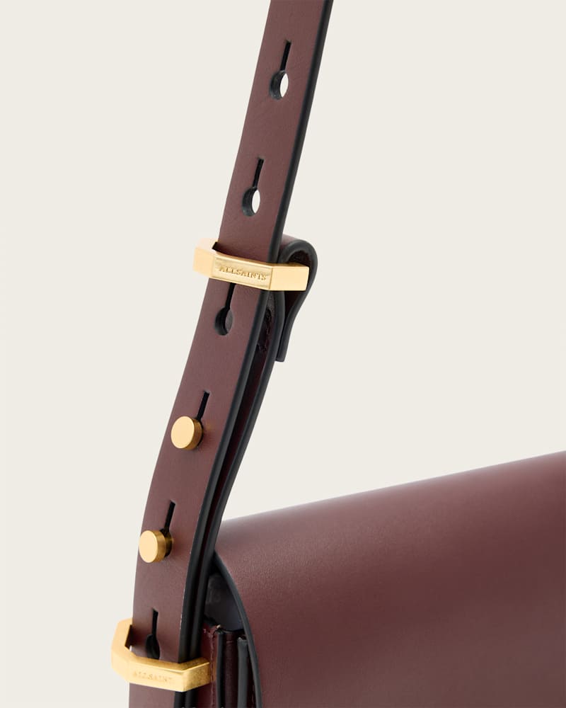 Etta Leather Satchel Crossbody Bag