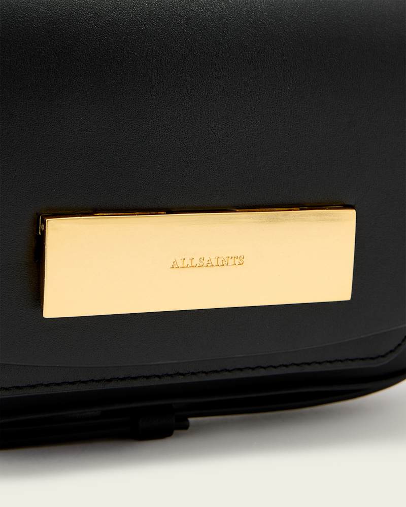 Etta Leather Satchel Crossbody Bag