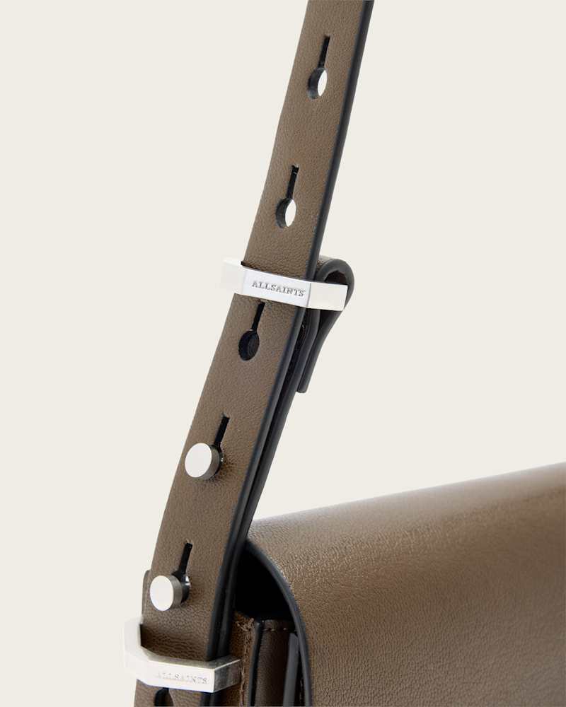 Etta Leather Satchel Crossbody Bag