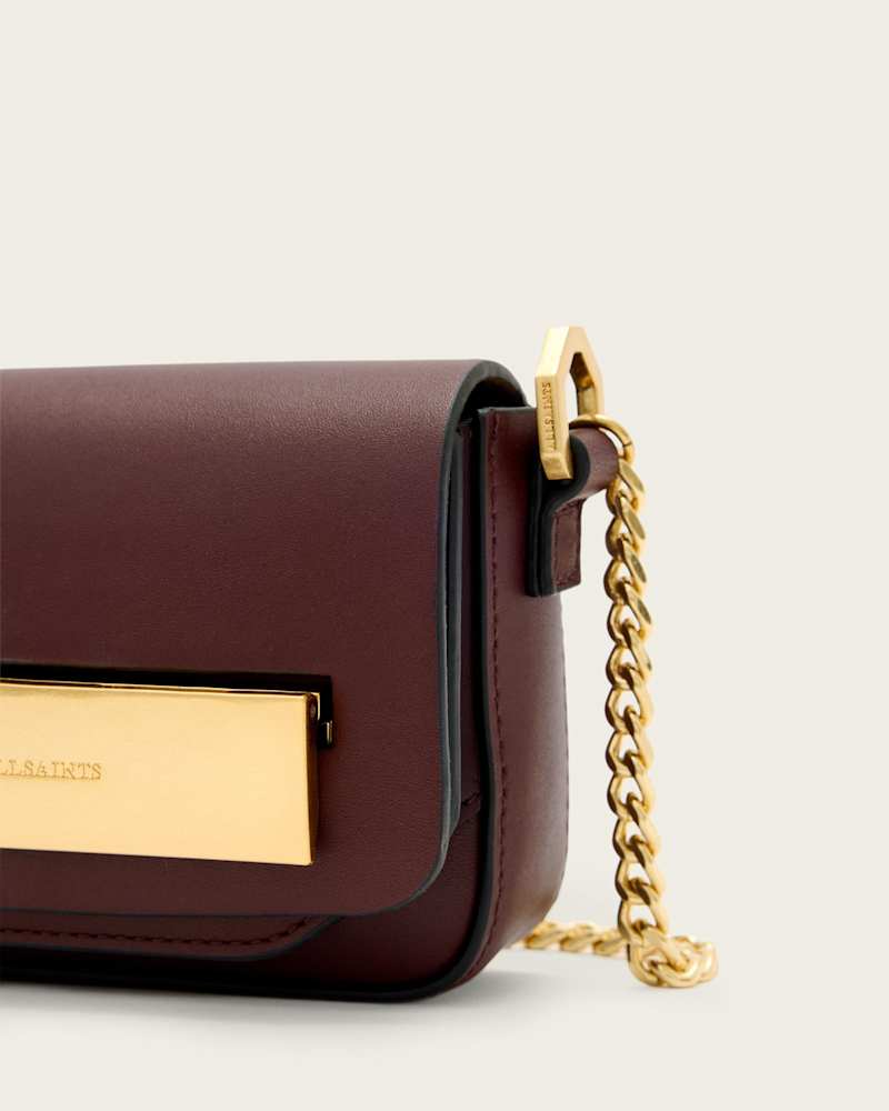 Etta Leather Chain Crossbody Bag