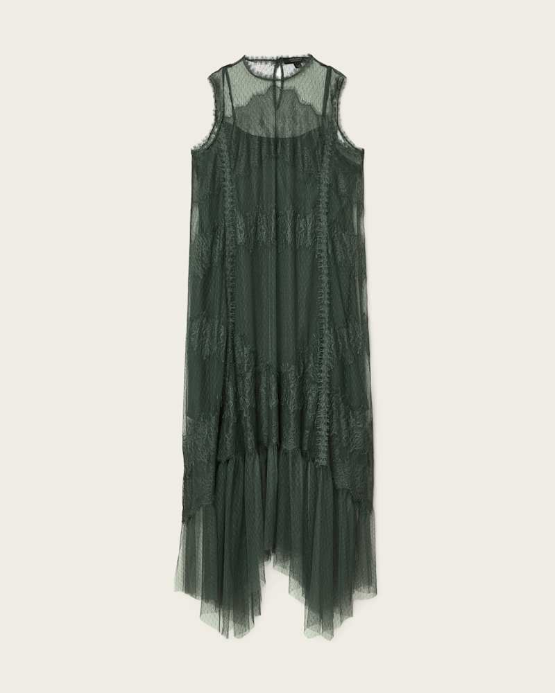 Clara Mesh Midi Dress