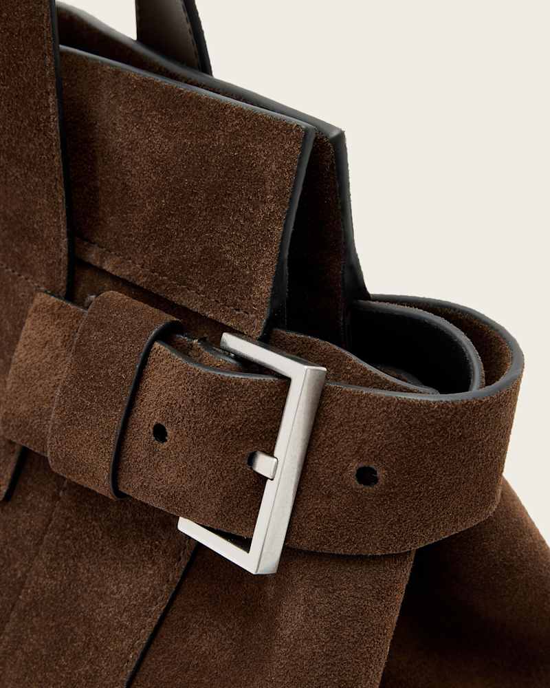 Perez Suede Shoulder Bag