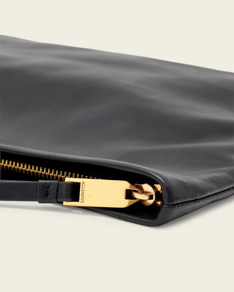 Bettina Large Leather Clutch Bag