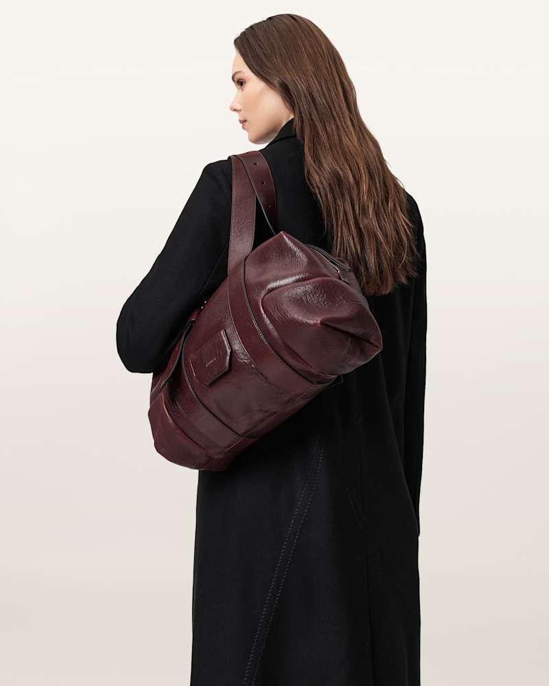Ares Grain Leather Shoulder Bag
