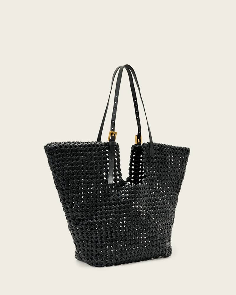 Ara Leather Knotted Tote Bag