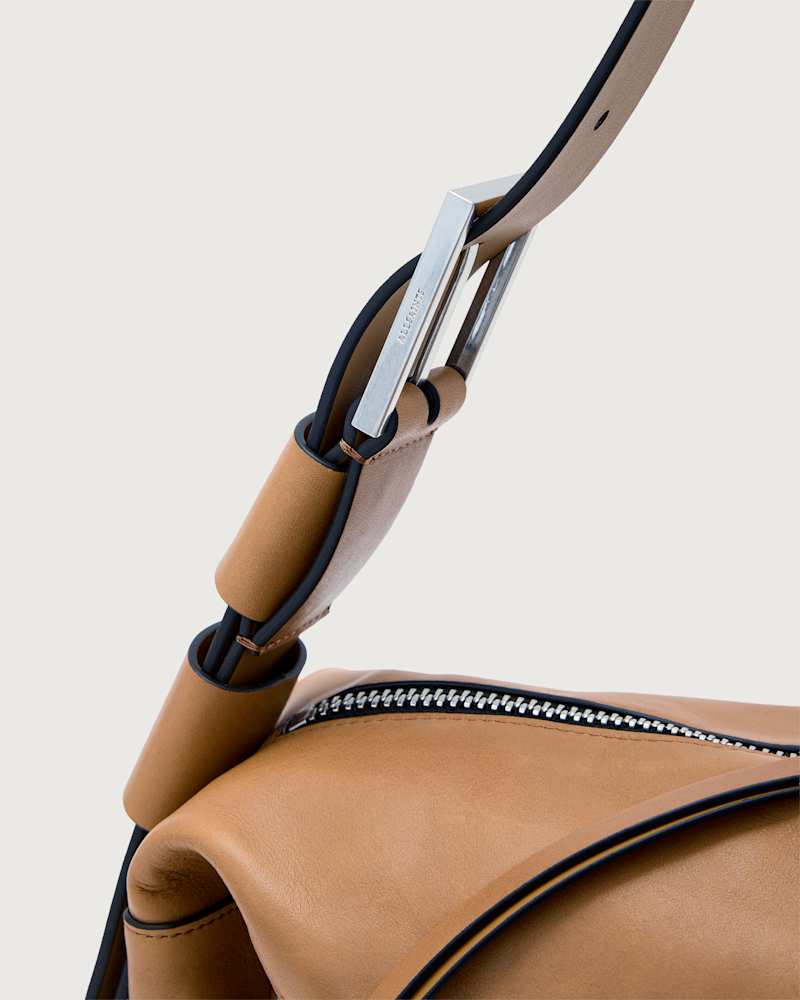 Noemie Leather Shoulder Bag