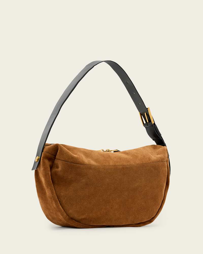 Noemie Suede Shoulder Bag