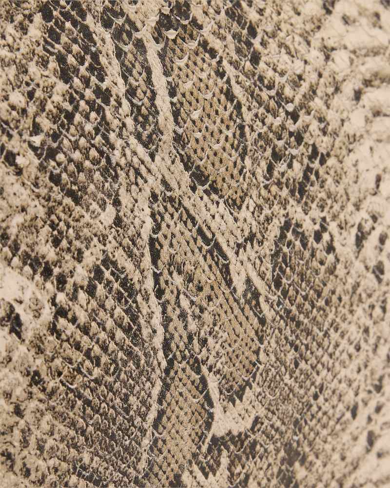 Bettina Leather Snake Clutch Bag