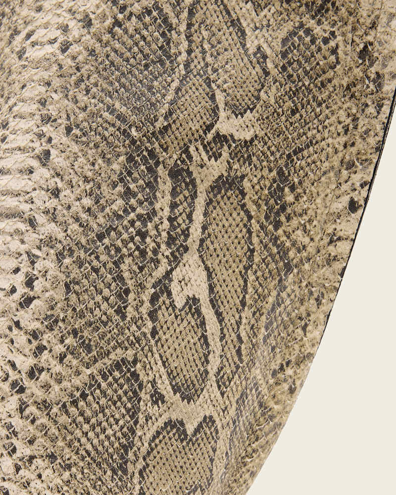 Ara Leather Snake Tote Bag