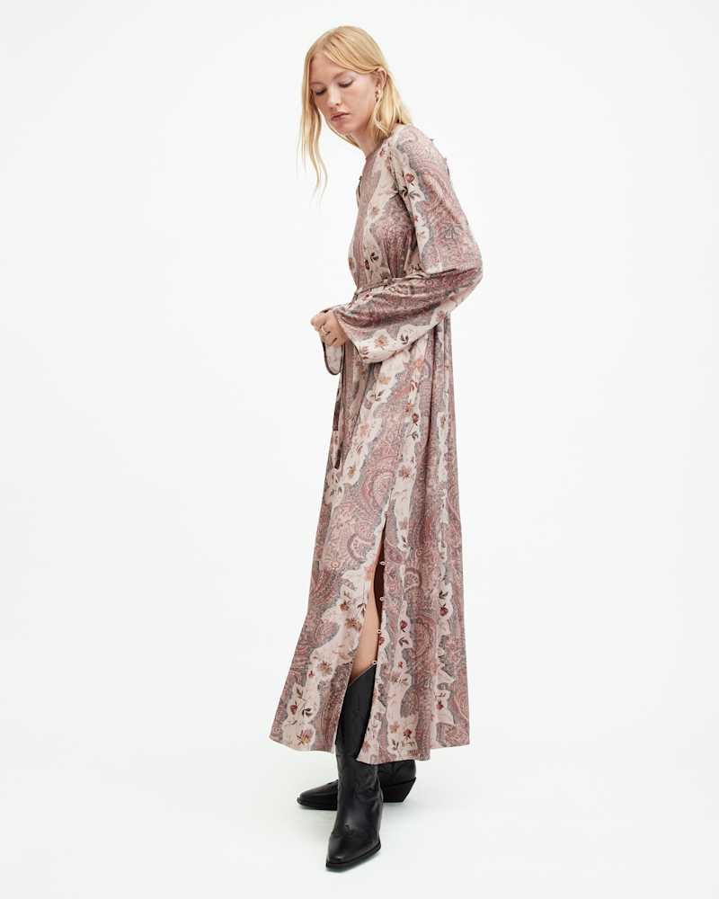 Susannah Cascade Paisley Maxi Dress