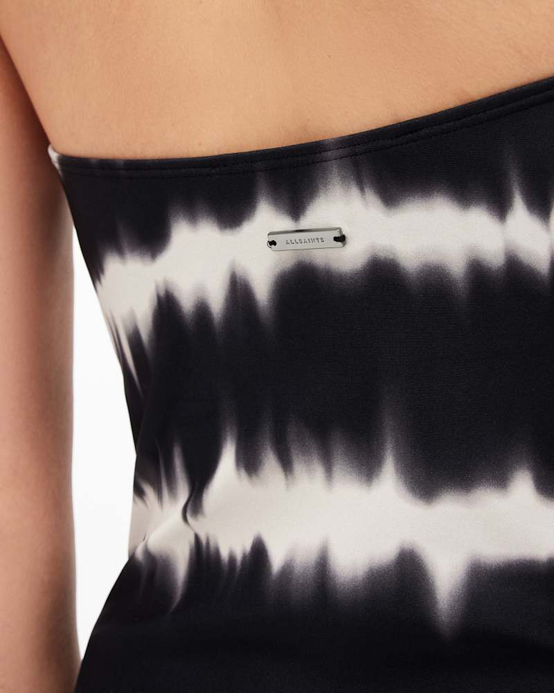 Curtis Bandeau Tie Dye Swimsuit