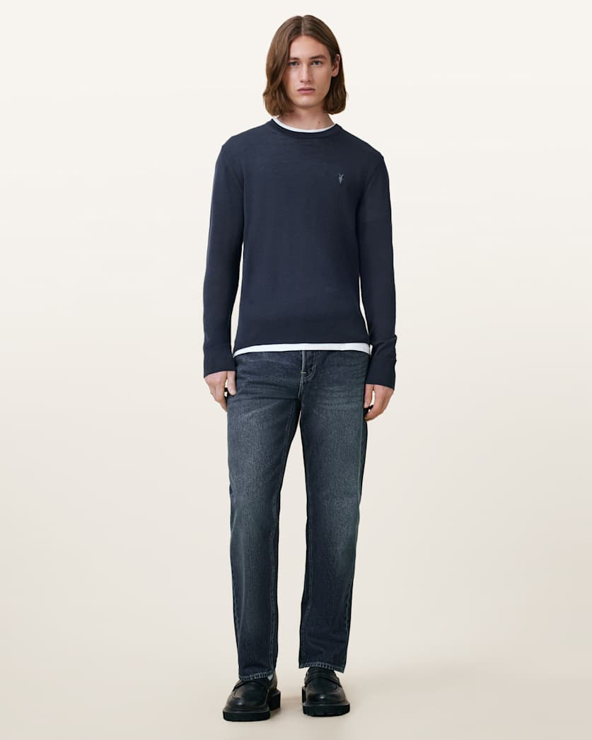 Mode Merino Crew Neck Ramskull Jumper