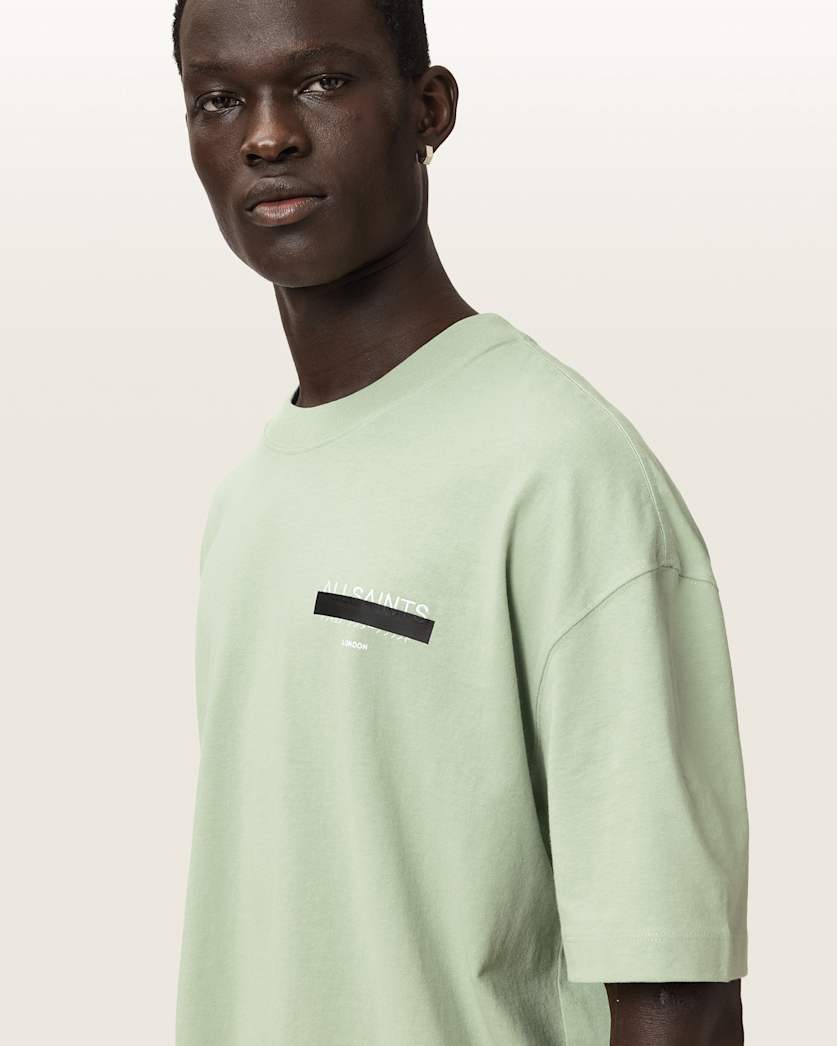 Redact Oversized Embroidered Logo T-Shirt