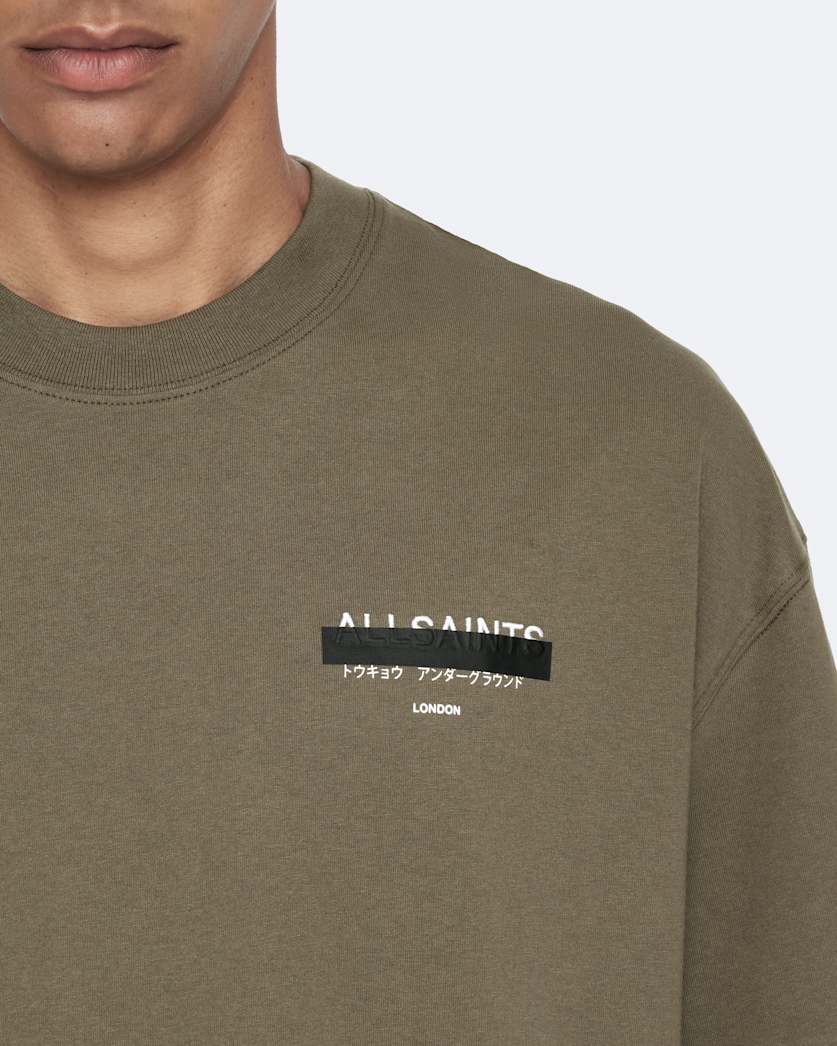 Redact Oversized Embroidered Logo T-Shirt