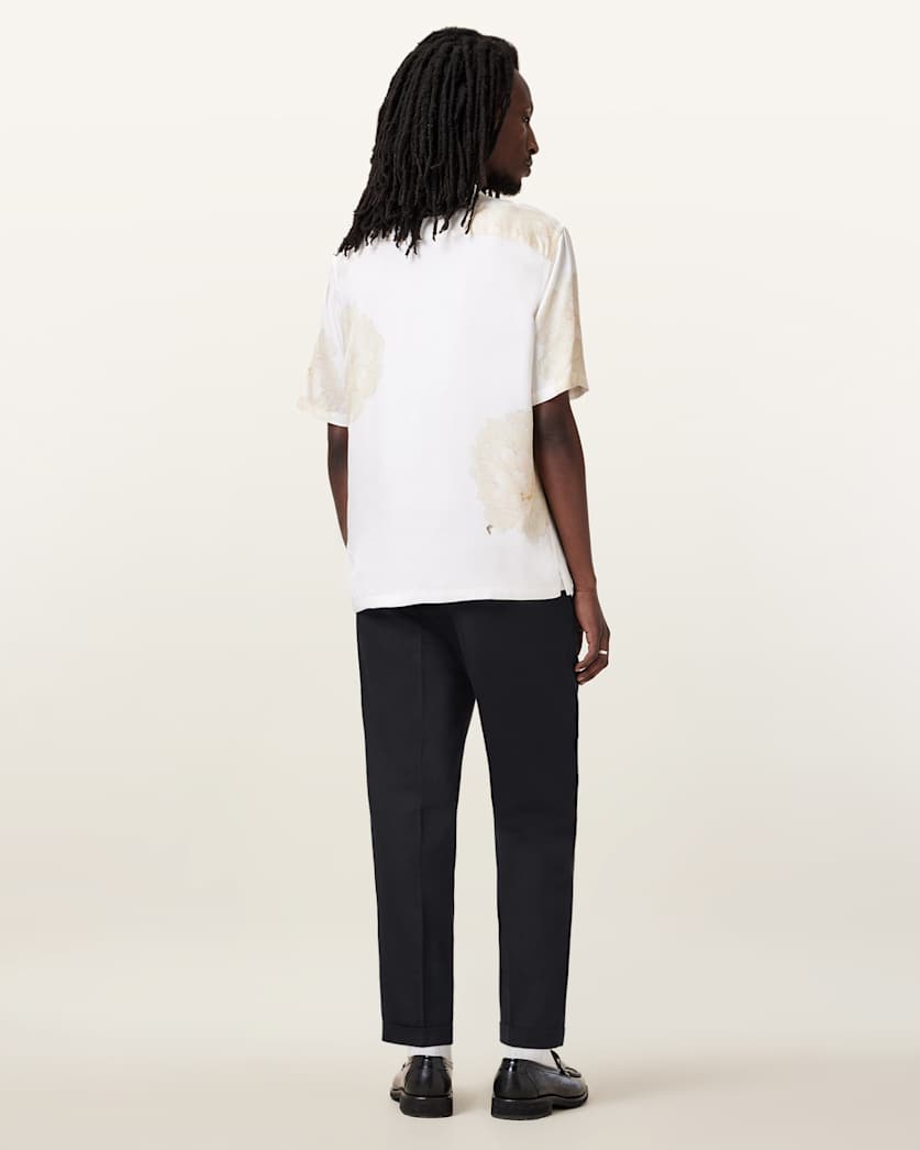Tallis Slim Fit Cropped Tapered Trousers