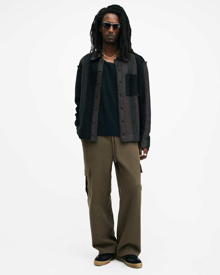 Patton Wide Leg Cargo Sweatpants