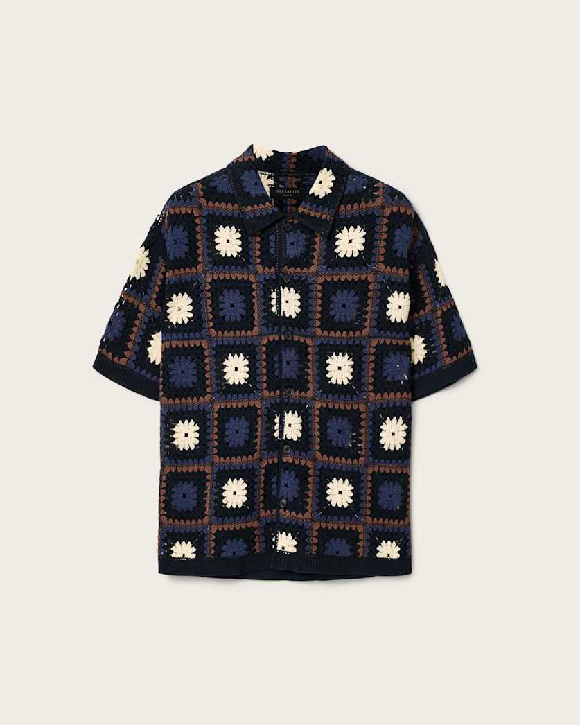 Mandon Crochet Knit Shirt