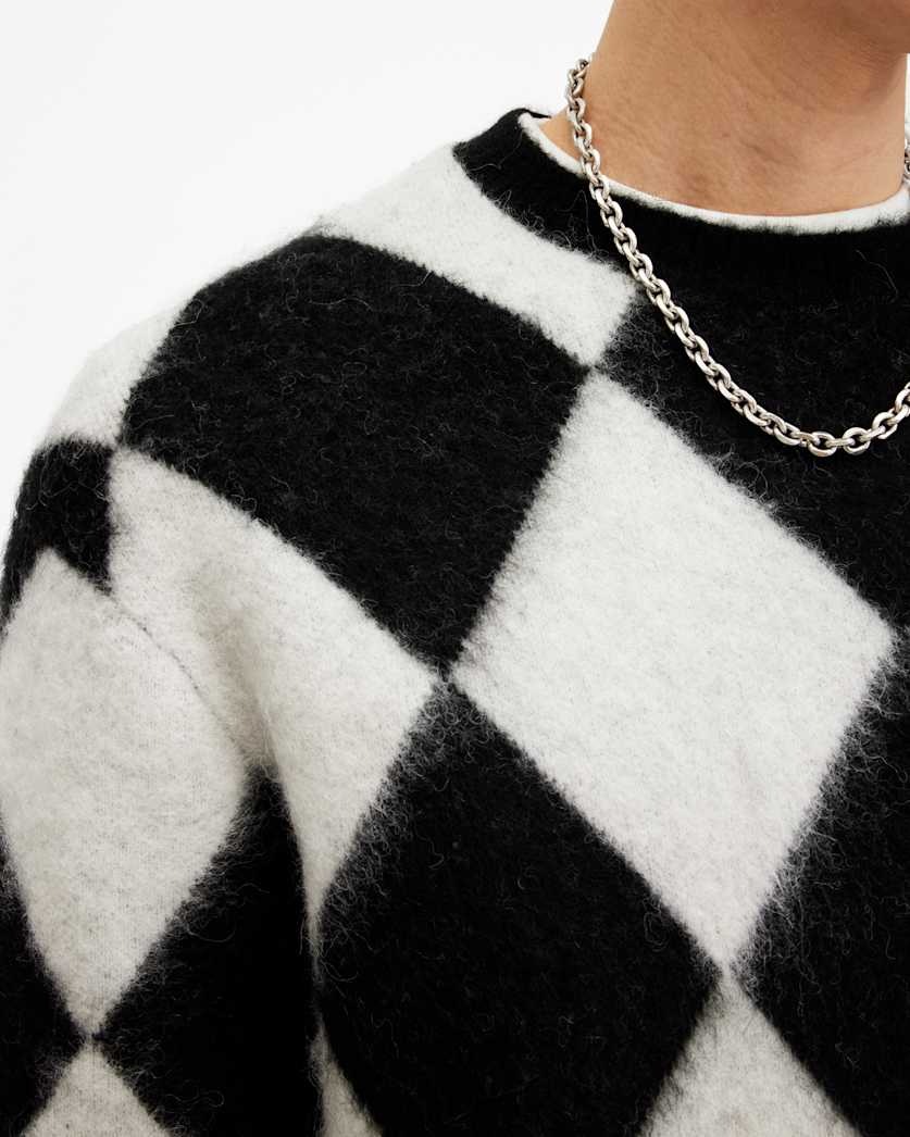 Joker Oversized Argyle Jacquard Jumper