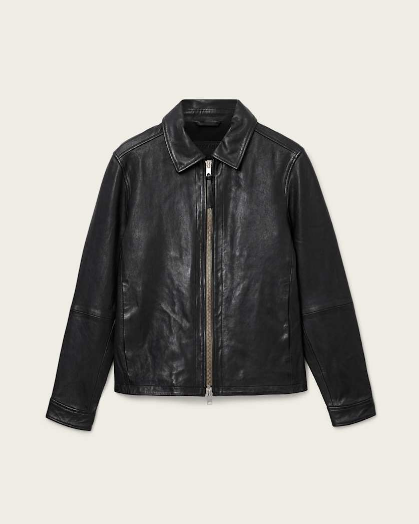 Erol Zip Up Leather Jacket