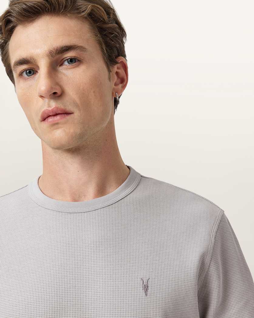 Ellis Waffle Texture Crew Neck T-Shirt