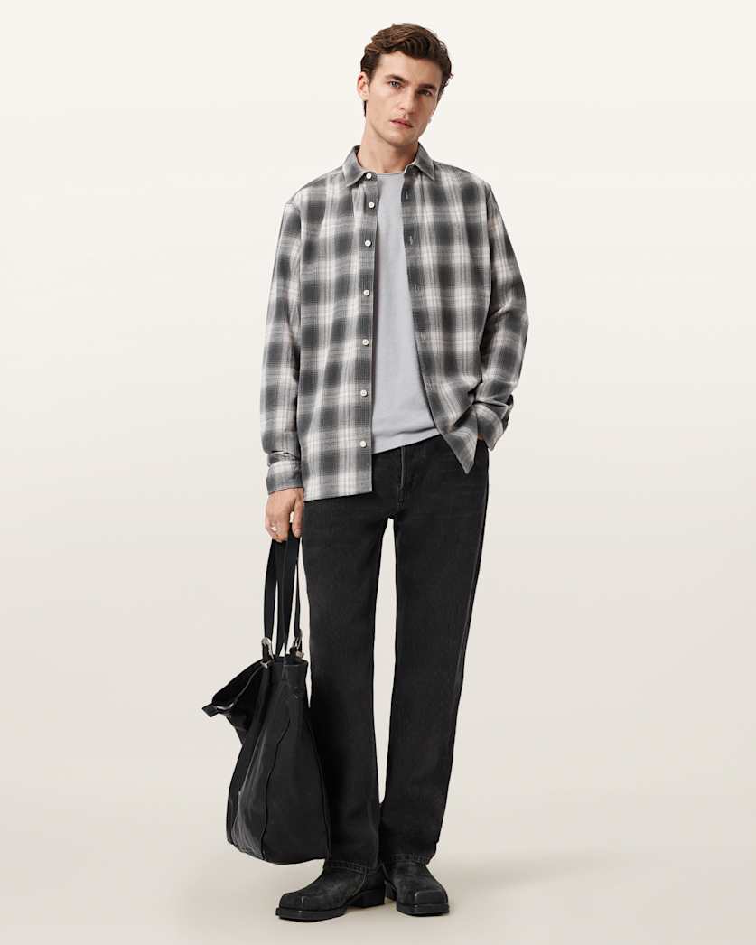 Figure Crew Neck Raw Edge T-Shirt