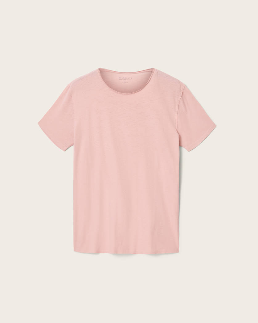 Figure Crew Neck Raw Edge T-Shirt
