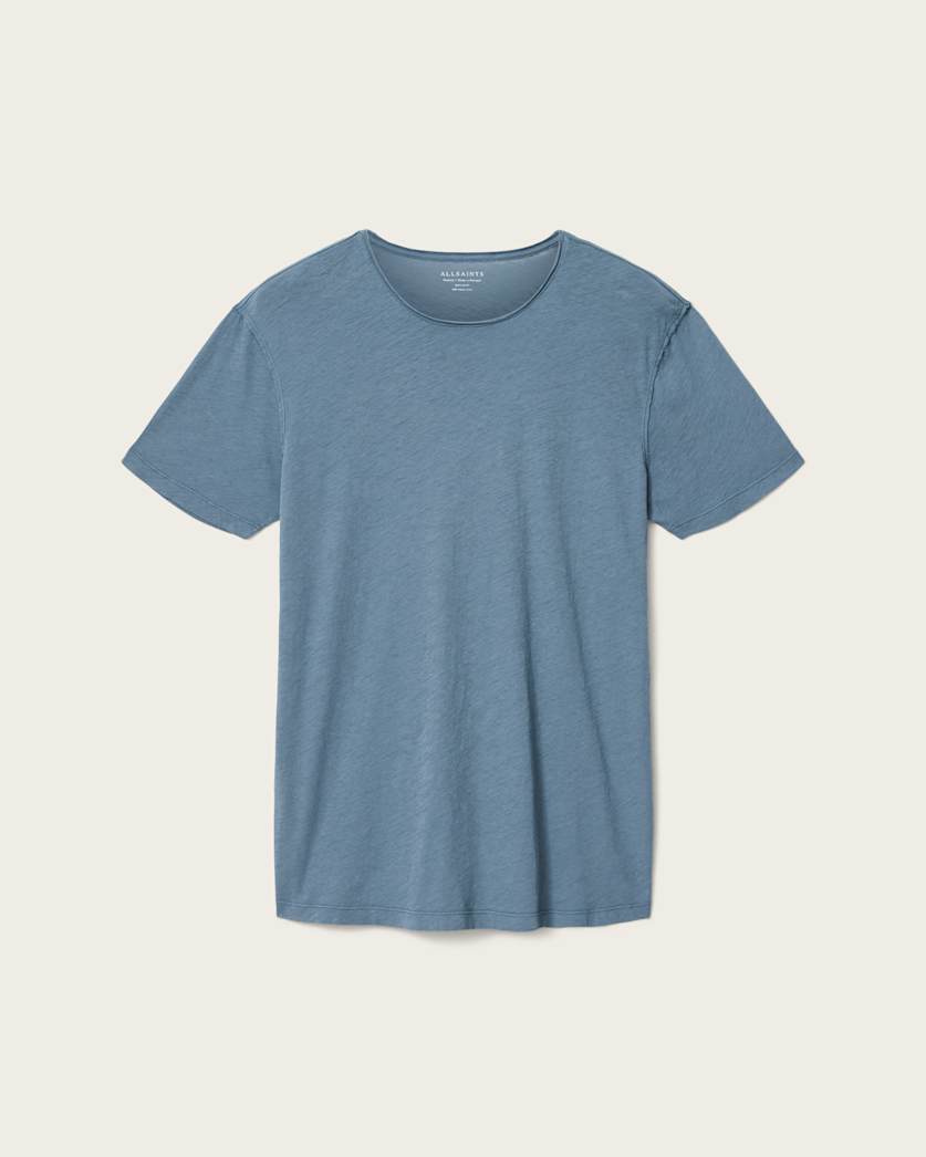 Figure Crew Neck Raw Edge T-Shirt