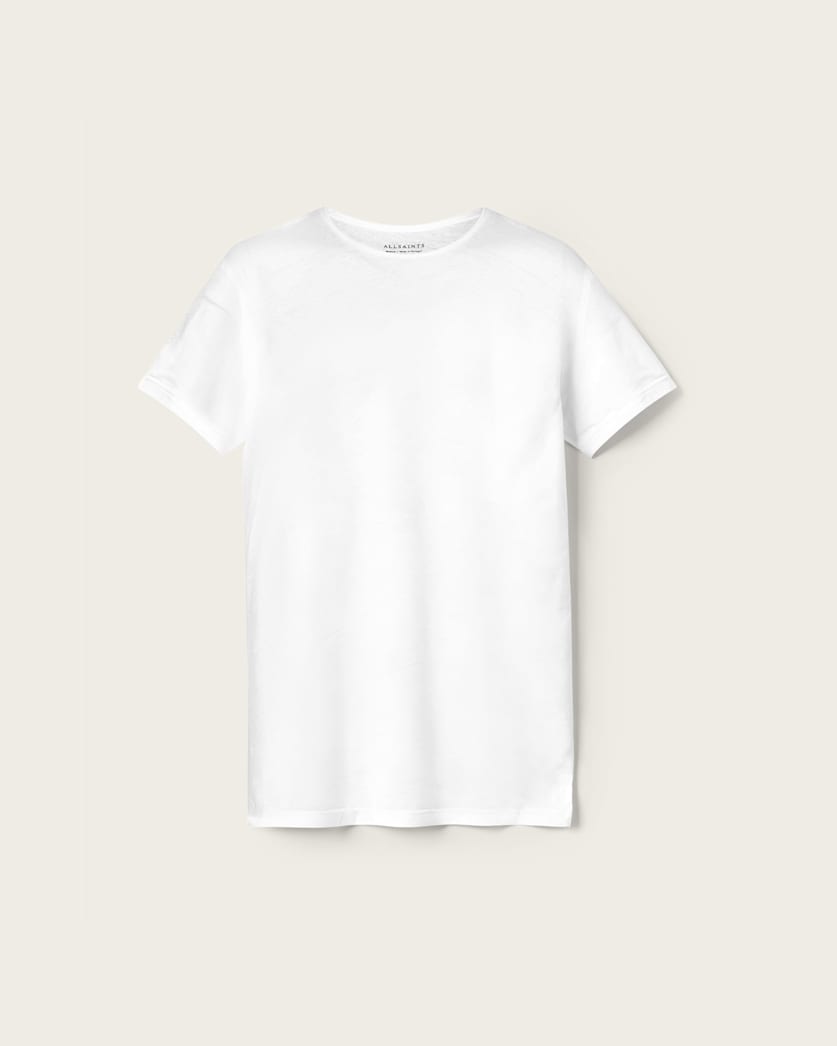 Figure Crew Neck Raw Edge T-Shirt