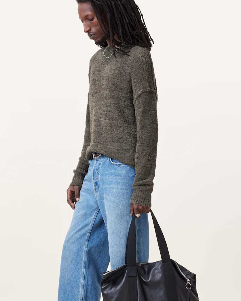 Chillion Boxy Oversized Crew Neck Jumper