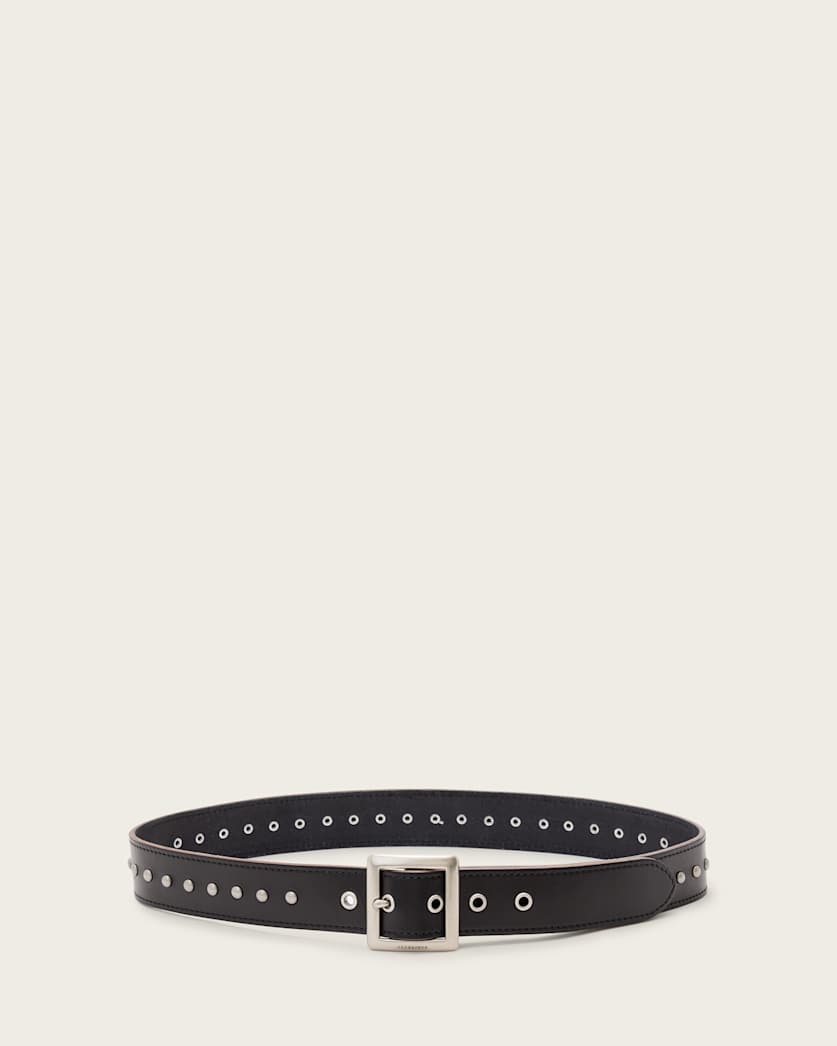 Cassian Studded Leather Belt
